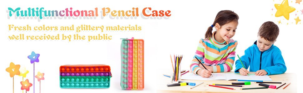 silicone pencil case pouch