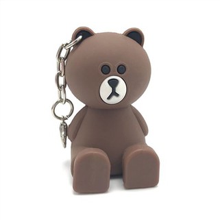 3D Bear Animal Minkšta PVC figūrėlė